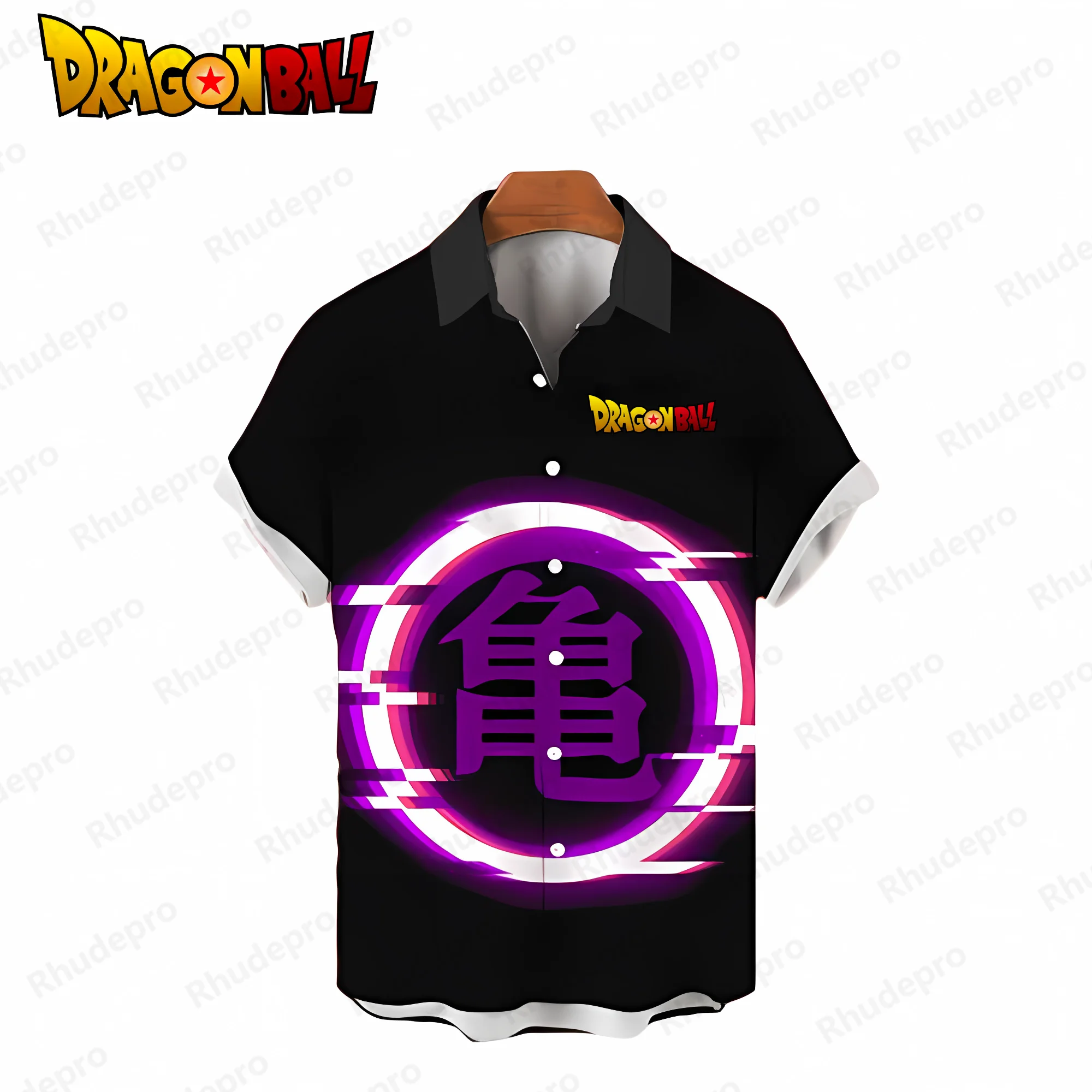 Dragon Ball Z męskie koszule Vegeta koszula hawajska męskie markowe ubrania Z krótkim rękawem moda Streetwear plażowa 2024 Goku Y2k