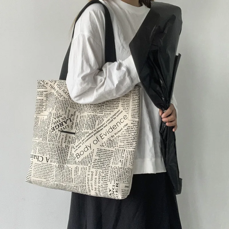 Canvas Messenger Bag Women's One Shoulder High-capacity Purses Handbags Luxury Cute Crossbody High Quality Casual Classic Style 