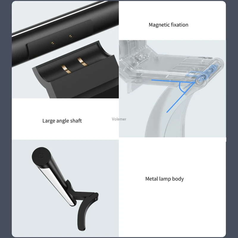 ใหม่ Xiaomi Mijia โคมไฟตั้งโต๊ะ Screenbar แขวนดวงตาป้องกัน PC คอมพิวเตอร์ Light Bar ไร้สายรีโมทคอนโทรล