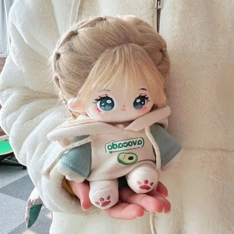 20cm Idol Doll Plush Cotton Star Dolls Kawaii Stuffed Baby Plushies Bell Orchid No Attributes Dolls Toys Kids Collection Gift