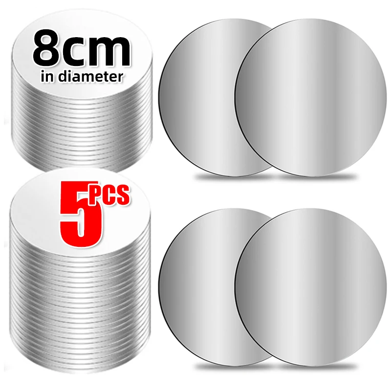 

1/3/5 шт. металлическая пластина 8 см для держателя мобильного телефона, планшета, железная наклейка на диск, самоклеящаяся наклейка для магнитного крепления телефона, универсальная