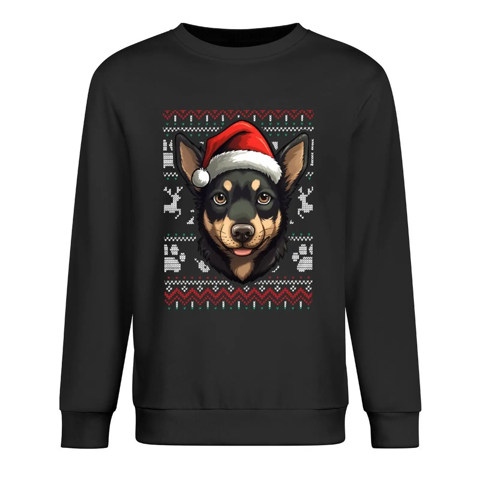 

Kelpie Ugly Sweater Christmas Pullover aesthetic clothing autumn men's clothing hoody