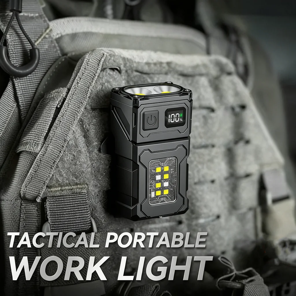 

Фонарик на 800 люмен для кемпинга, портативный, мини, USB-перезаряжаемый, светодиодный, для езды на велосипеде, рабочий фонарь, суперяркий COB-фонарь