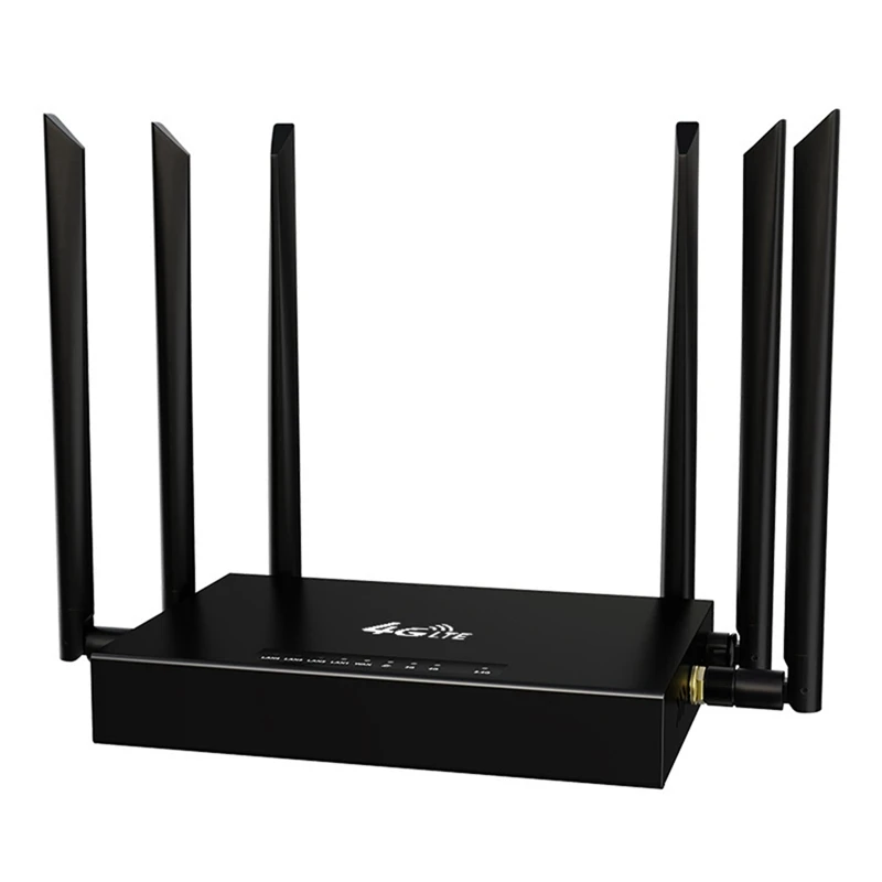 Router Wi-Fi 4G LTE Router 300Mbps Domowy hotspot 4G Bezprzewodowy router CPE RJ45 WAN LAN Modem Wi-Fi z gniazdem karty SIM Trwała wtyczka EU