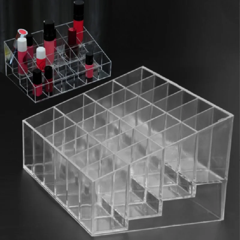 Acrylic Nail Polish Display Stand  Multi-Layer Plastic Transparent Frame Mask Lipstick Display Cosmetics Hot Sale