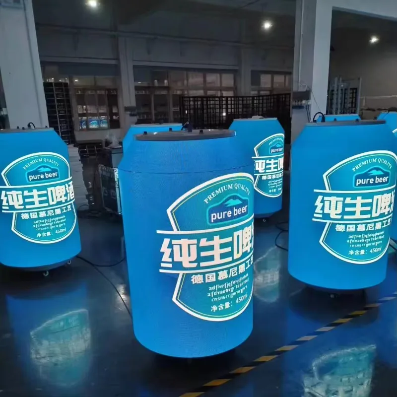 Creative Flexible High Brightness LED Video Wall Custom Indoor Outdoor Touch Display For Elevator Commercial Advertising