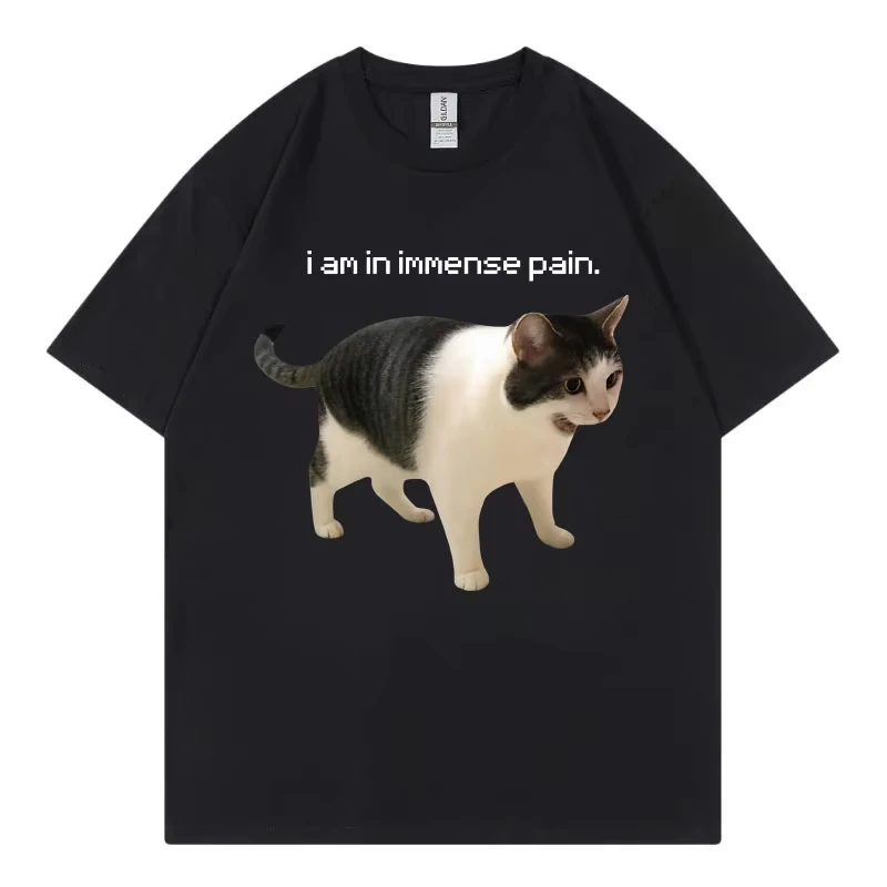 I An in Immense Pain ScreamGraphic T Shirts High Street Fashion Trend T-shirt Unisex Casual Loos T-shirts
