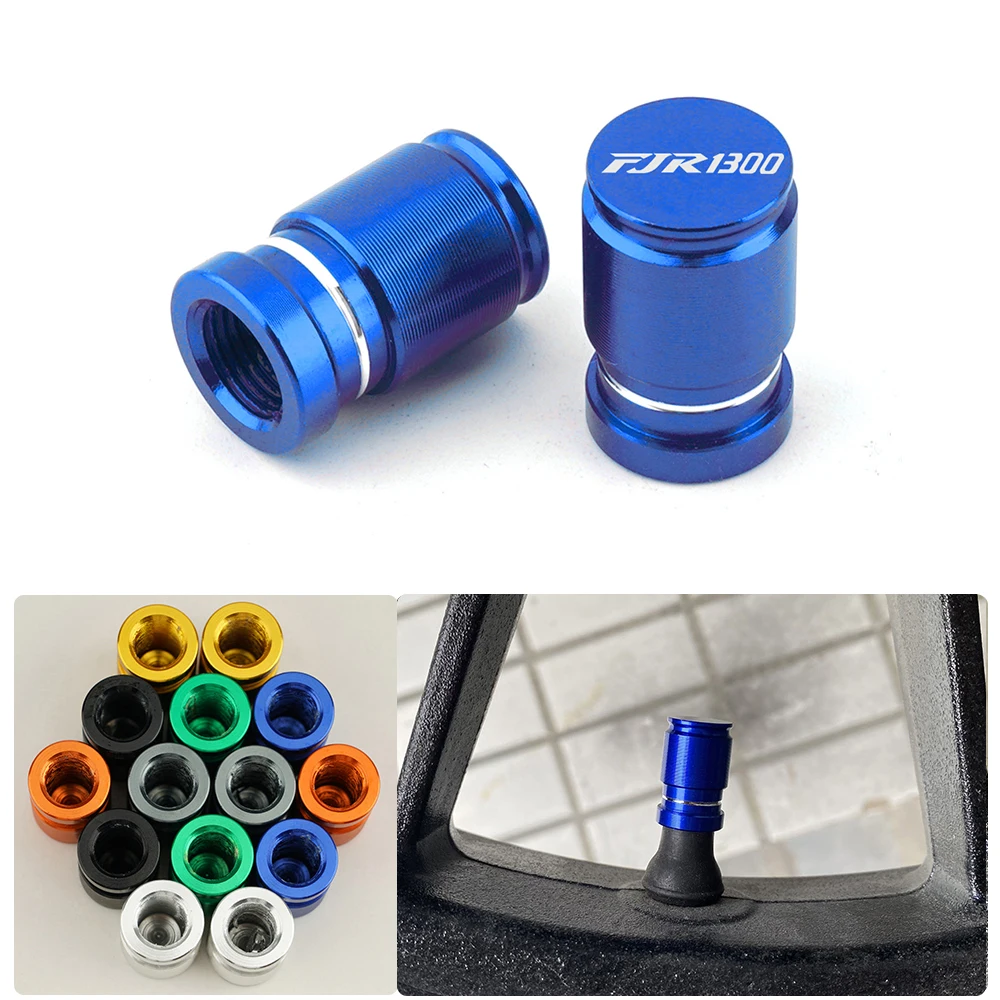 For Yamaha FJR1300 FJR 1300 2004-2015 Motorcycle CNC Accessories Wheel Tire Valve Air Port Stem Cover Cap Plug