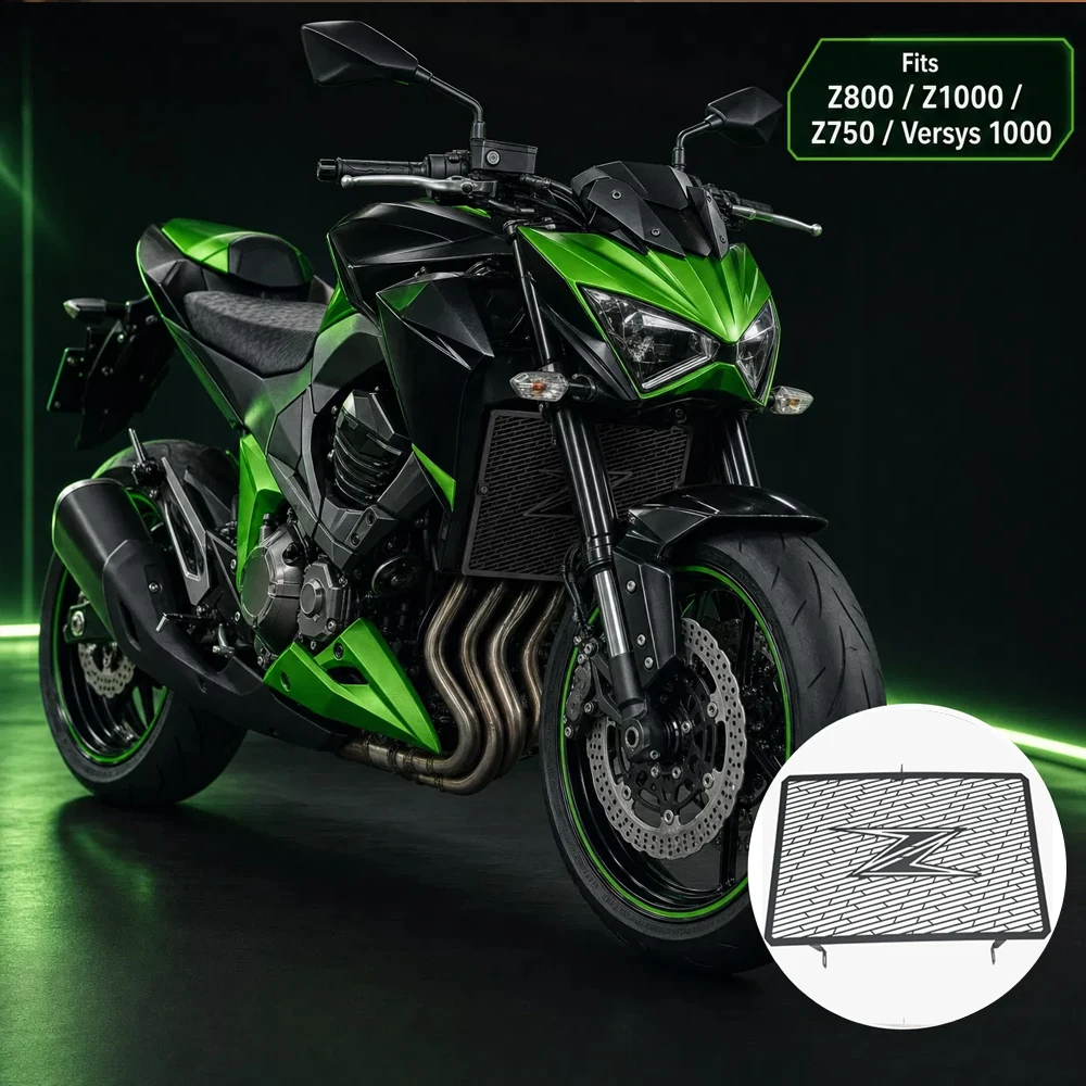 

Motorcycle Accessories Radiator Grille Guard Protector Cover For Kawasaki Z800 Z750 Z1000 SX/R Versys 1000 SE Z1000SX Z1000R