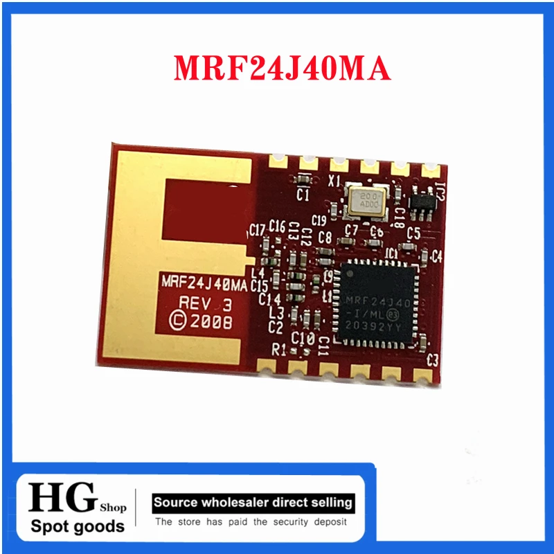 Original MRF24J40MA-I/RM Zigbee Modules - 802.15.4 2.4GHz IEEE 802.15.4 Transceiver Module