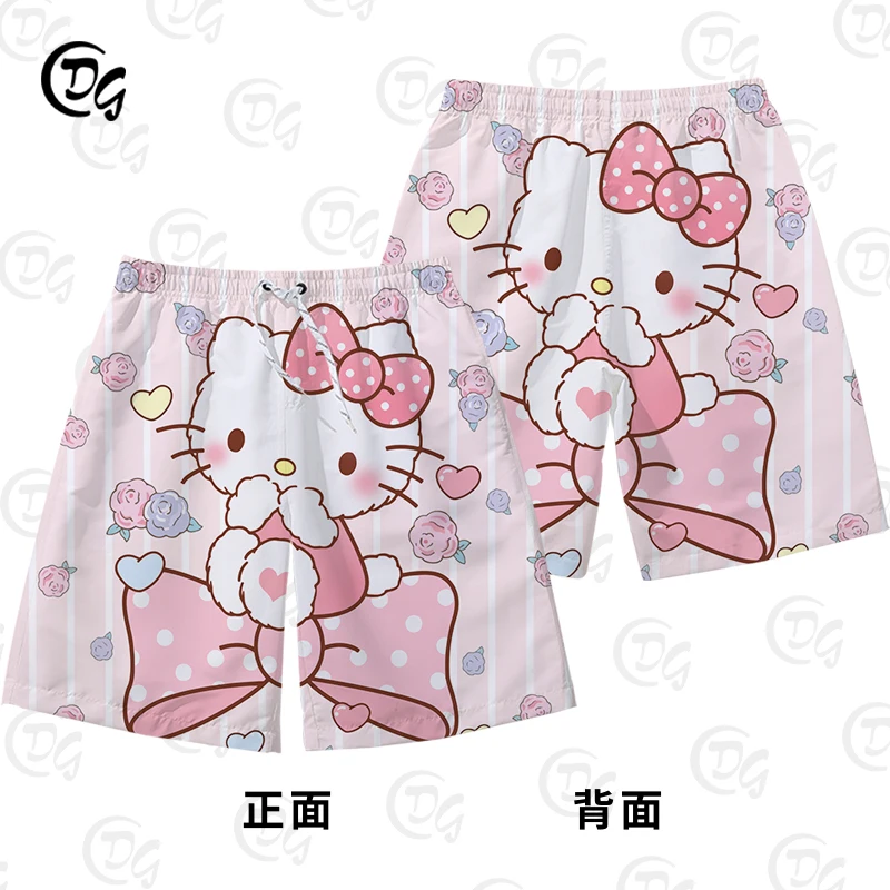 Sanrio, Hello Kitty, Hello Ms HelloKitty Shorts Boy Sweethearts Outfit Basketbal Strandbroek Sneldrogende onderbroek