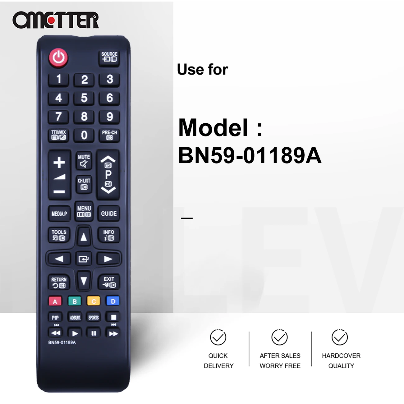 Novo BN59-01189A para samsung tv controle remoto bn5901189a t22e390 l22d390ew l24d390ew fernbedienung