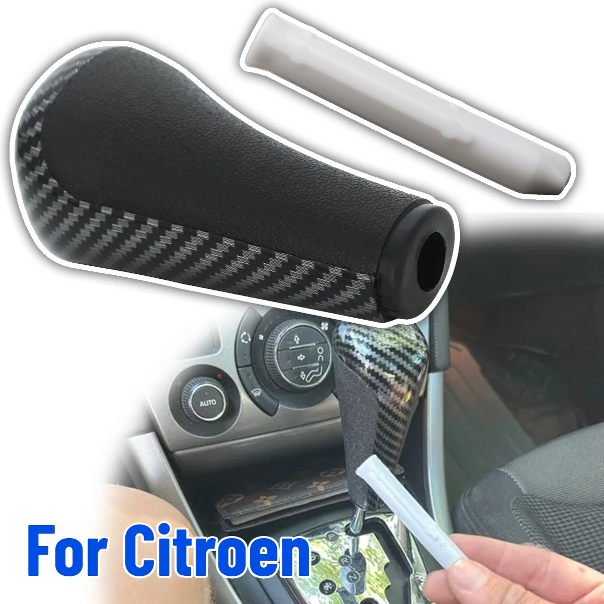 Car Automatic Gear Shift Knob Pen Shape Shifter Lever Stick Head Repair Spare Part For  Citroen C2 C3 C4 C5 Elysee Xsara Picasso