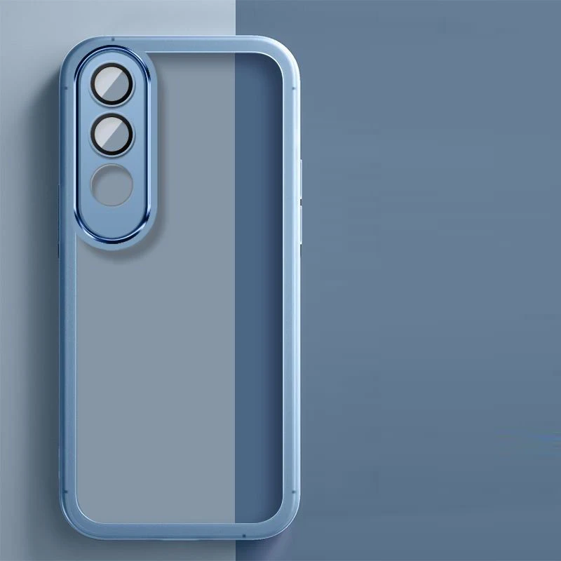 حافظة لهاتف Vivo V50 Lite v 50 lite 5G حافظة هاتف V50lite 4g حافظة V50 Lite حافظة فاخرة ناعمة ممتصة للصدمات غطاء خلفي شفاف