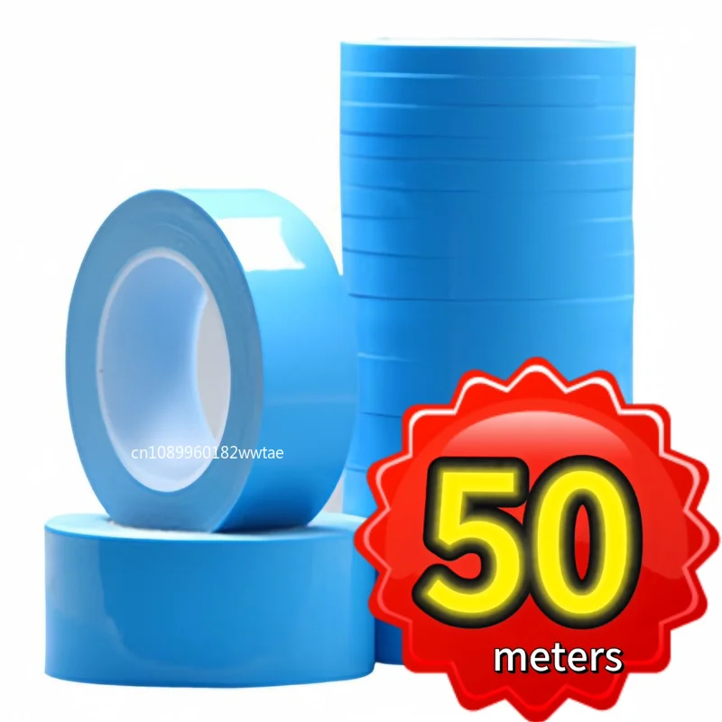 

Heat Conductive Double Sided Tape Shock Absorbing High Temperature Resistant Heat Dissipation Double-sided Blue Silicone Tapes