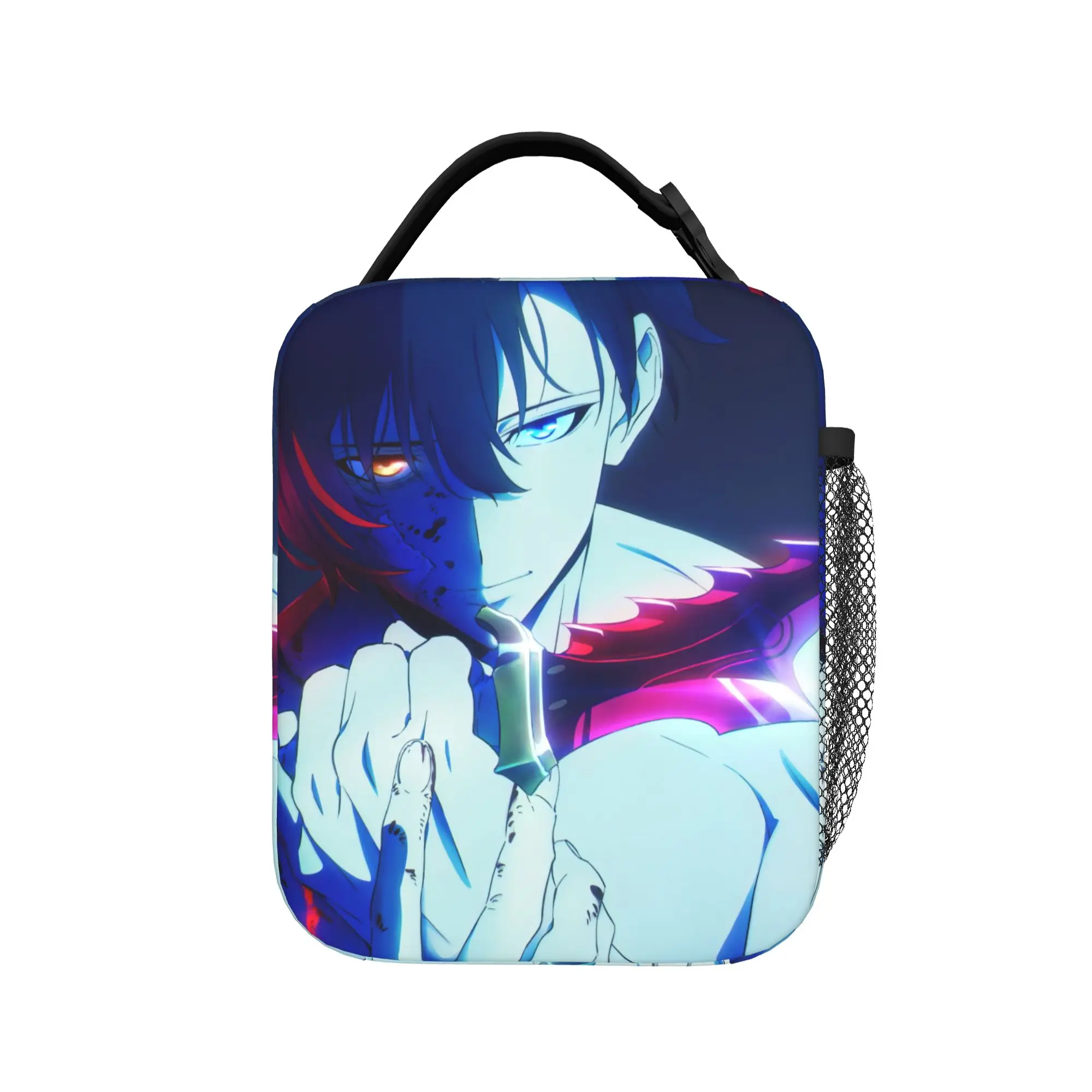 Anime Solo Levelings Thermal Insulated Lunch Bag for Work  Portable Food Bag Cooler Thermal Lunch Boxes