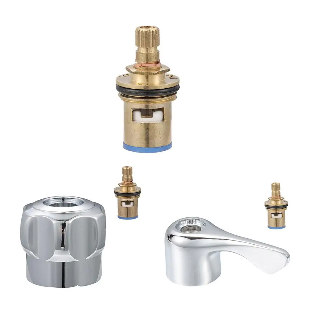 1Pcs Quick Opening Faucet Repair Accessories Switch Handle Copper Faucet Valve Core Easy Installation Bathroom Fittings