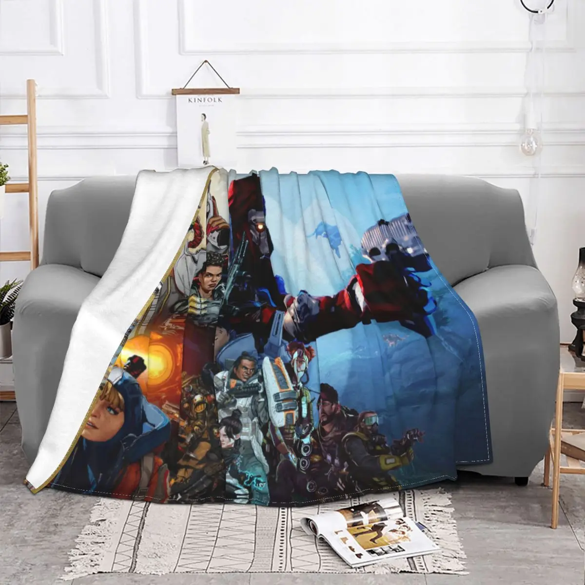 All Blanket Apex Legends Crypto Shooting Game Fleece All Season Breathable Super Warm Throw Blankets For Sofa Bedspread