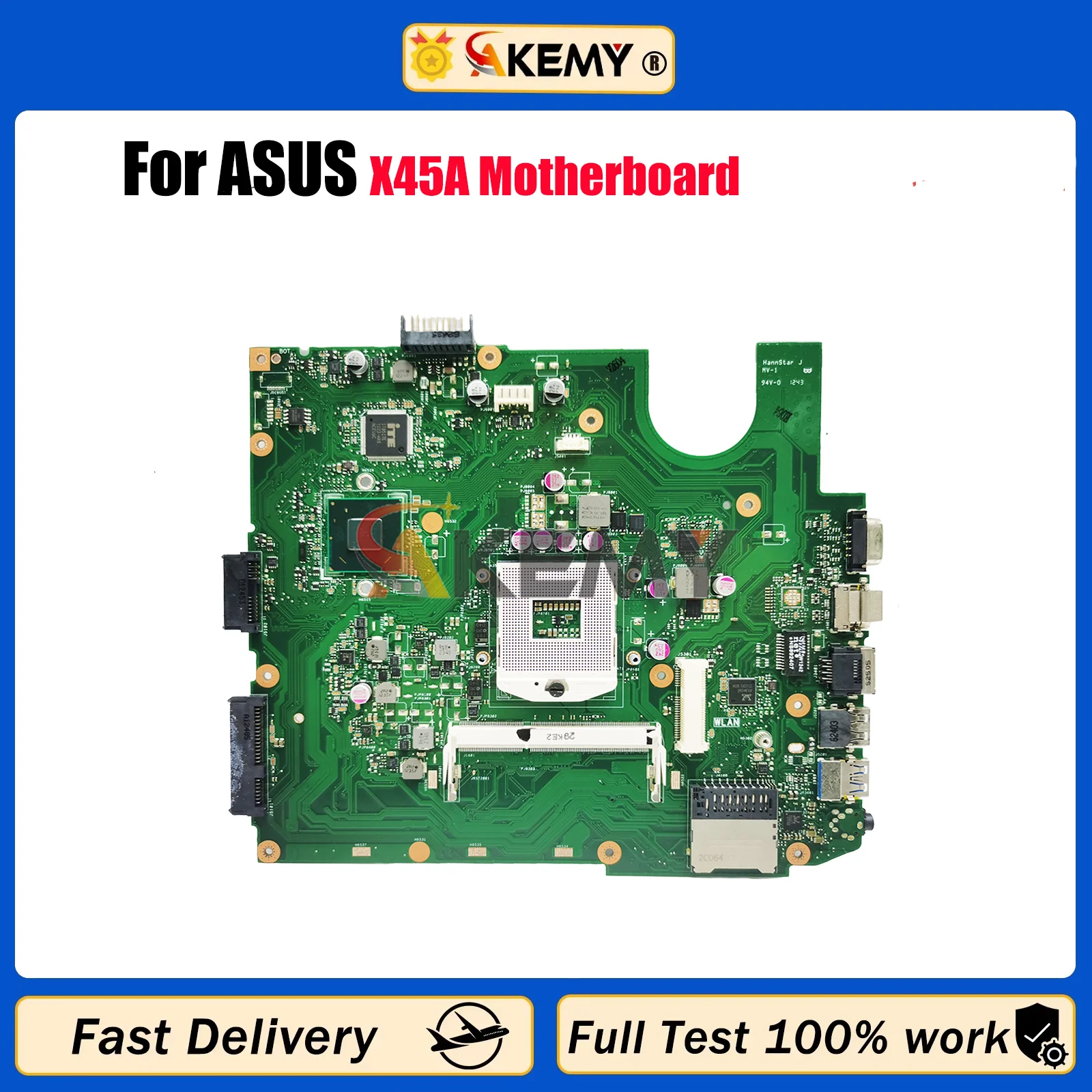 

X45A Laptop Motherboard For ASUS VivoBook X45A X45A Notebook Mainboard This item is in stock 100% tests OK fast shipping