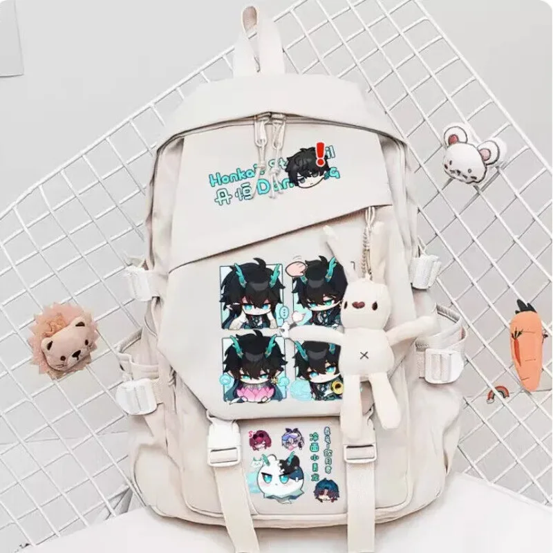 Hot Game Honkai: Star Rail Dan Heng School Backpack Kids Teens Travel Shoulder Bags Fashion Mochila Gift