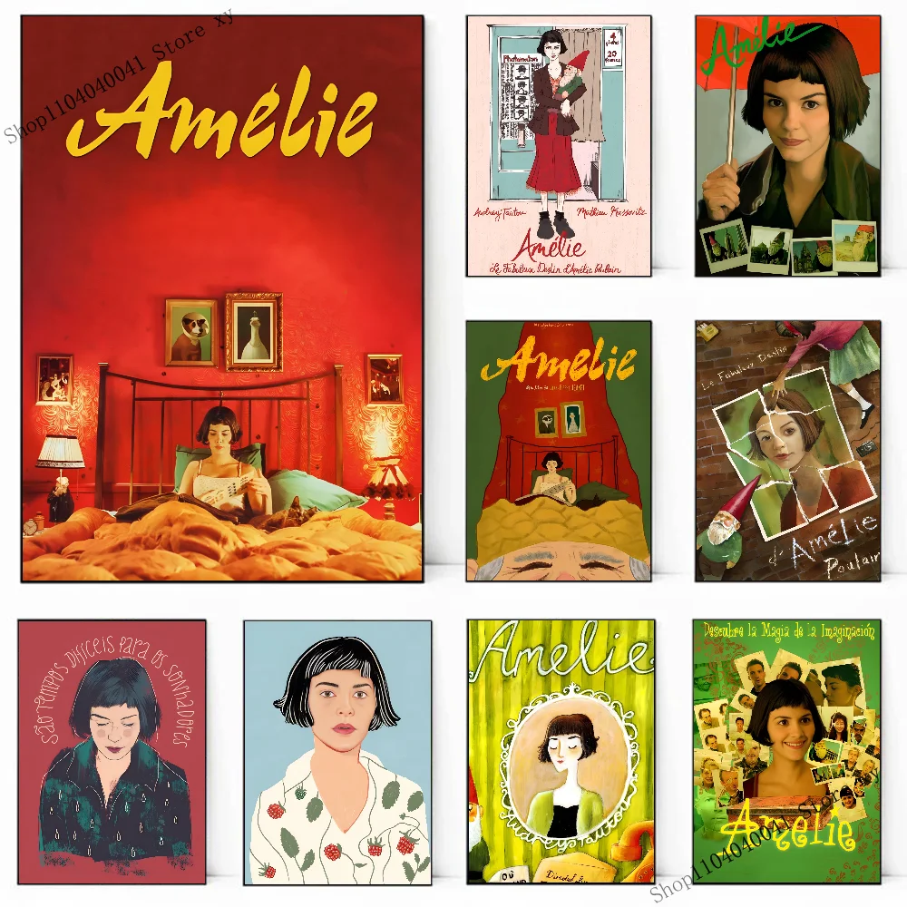 1PC Amelie Classic Movie Poster Paper Print Home Living Room Bedroom Entrance Bar Restaurant Cafe Art Painting Decoration