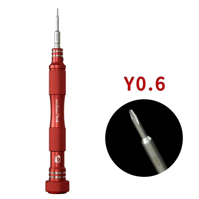 Starker magnetischer Schraubendreher MECHANIC PRO8(MAX8), spezielles Hartwerkzeug zum Zerlegen, Reparatur, Y-förmiger, fünfeckiger, Kreuzschlitz- und T2-Schraubendreher – Detail 7