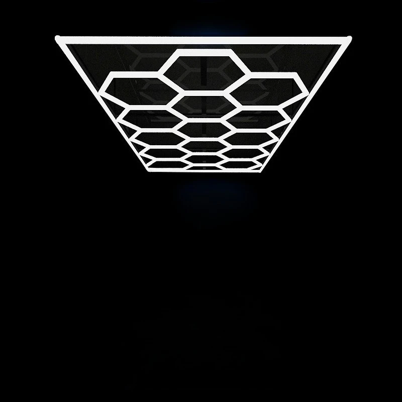 

Car beauty honeycomb light Jiugongge station light Car wash film shop Repair shop