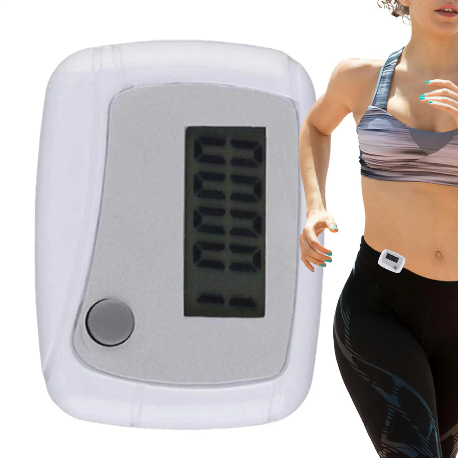 

Step Tracker LCD Calorie Monitor Pocket Pedometers Exercise Tracker For Daily Travel Running Jogging Walking Hiking Park Gym