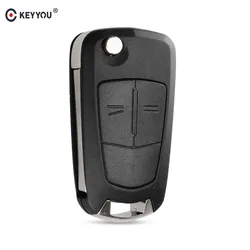 KEYYOU-Shell Chave Remota para Vauxhall Opel, Corsa, Astra, Vectra, Signum H, Vectra, Auto Car Key Fob Capa Habitação, Lâmina HU100