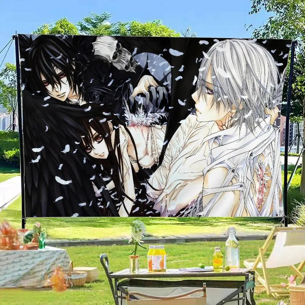 Anime V-Vampire Knight Large Size Shop Art Promotion Advertising Booth Flag Hanging Banners