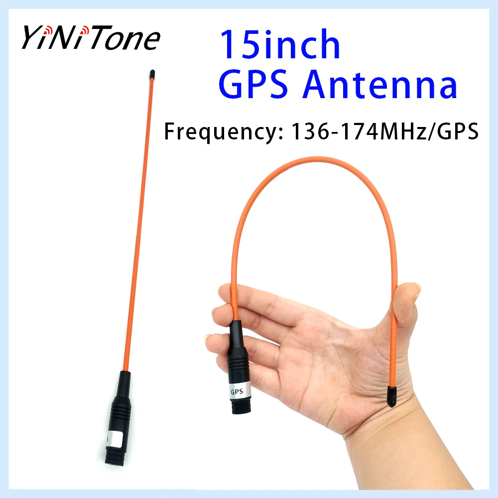 15inch(38cm) Orange GPS Antenna SMA Male for Garmin Alpha 300i 300 200i 200 100 50 & Astro 320 430 900