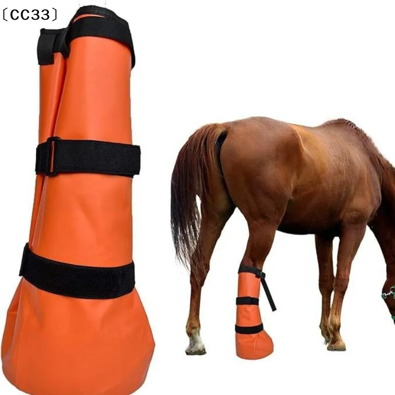 1-peca-bota-de-imersao-para-cascos-de-cavalo-facil-de-usar-para-cuidado-equino-saco-de-imersao-para-cascos-saco-para-balde-de-imersao〔cc33〕