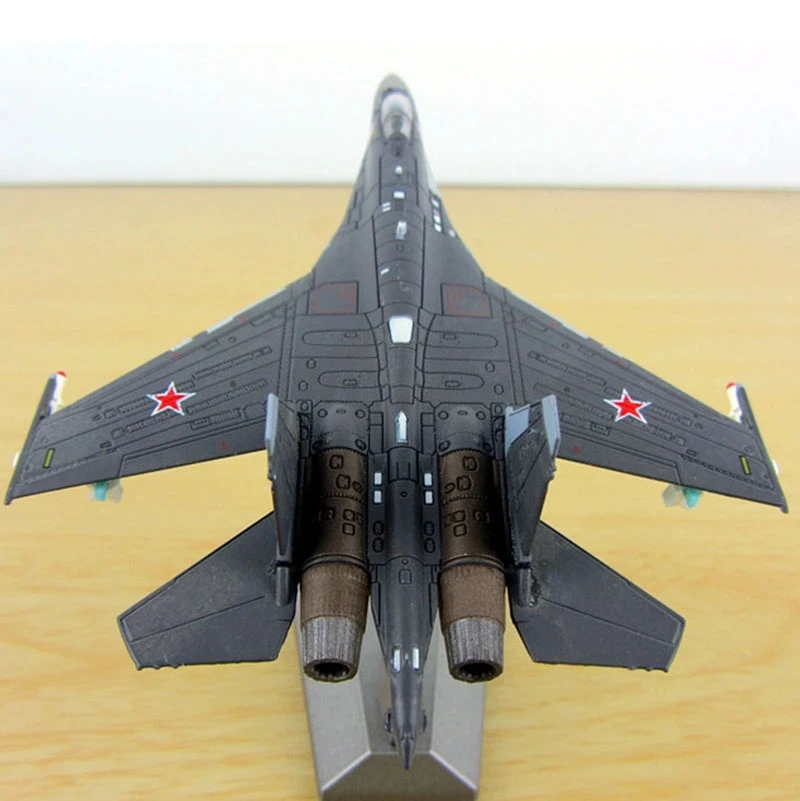 1/144 Scale Soviet Union Navy Army Su35 Fighter Aircraft Russia Airplane Models Adult Children Toys For Display Show Collections