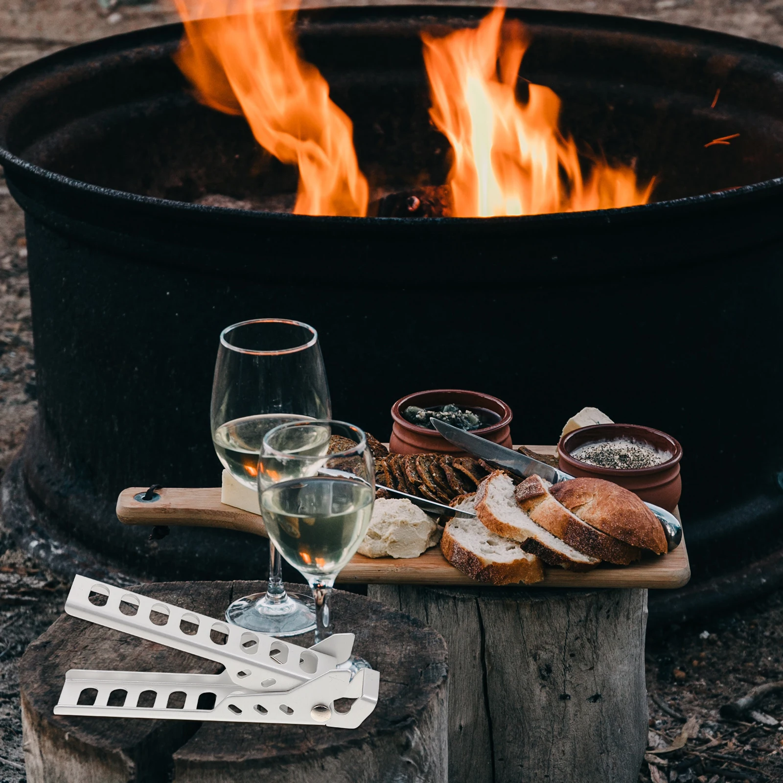 

1Pcs Multi-Function Cookware Clamp Sturdy Portable Pot Lifter No Rust Long-Lasting Use for Frying Pans and Bowls Silver