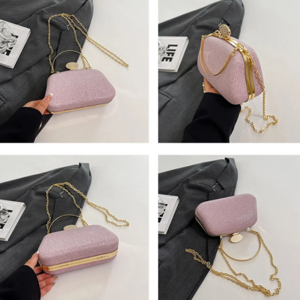 Новая женская вечерняя сумка с цепочкой, вечерняя сумка на плечо, роскошная винтажная банкетная сумка, женские свадебные клатчи, сумка через плечо