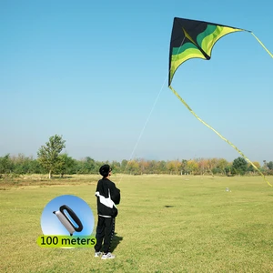 Yongjian großer Praia -Delta Kite für Erwachsene und Kinder sehr einfach zu fliegen für Anfänger kaufen mit 100m Seil Kite -Gurt 6 Hauptverkaufspipa -Flugzeug - №4