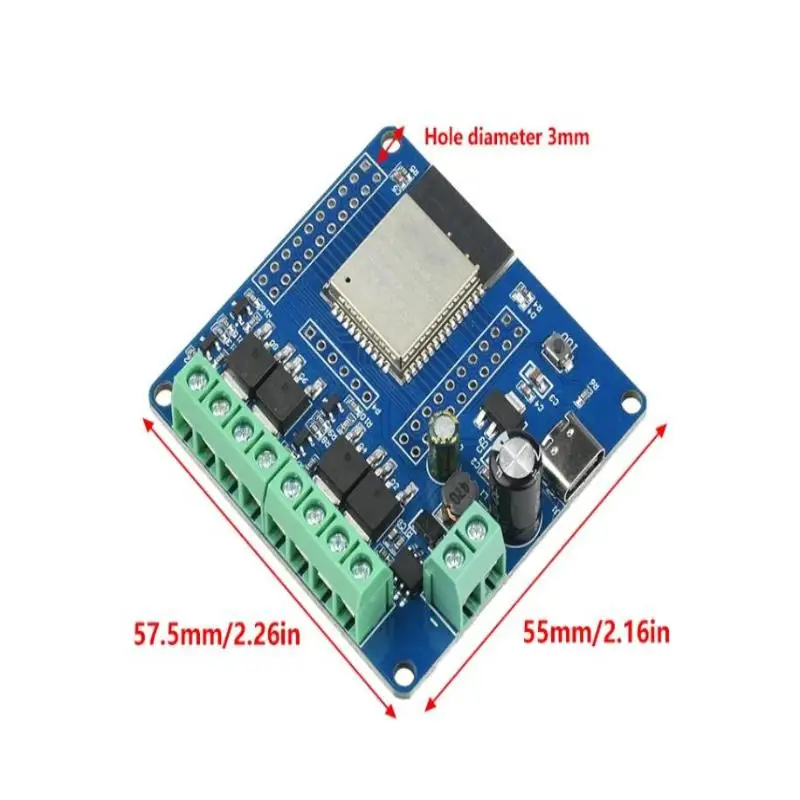 Módulo de interruptor MOS de 2/4 vías DC 5-60V ESP32 módulo de relé unidireccional ESP32-32E módulo WIFI Bluetooth Placa de desarrollo UART Burning
