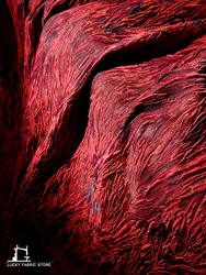 Flame high-grade stripe three-dimensional relief texture jacquard fabric to make handmade clothing jacket bag designer fabric