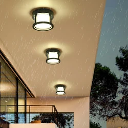 New waterproof ceiling light for corridor yard garden round sqaure ceiling lamp led Balcony Sconce Light AC110V 220V