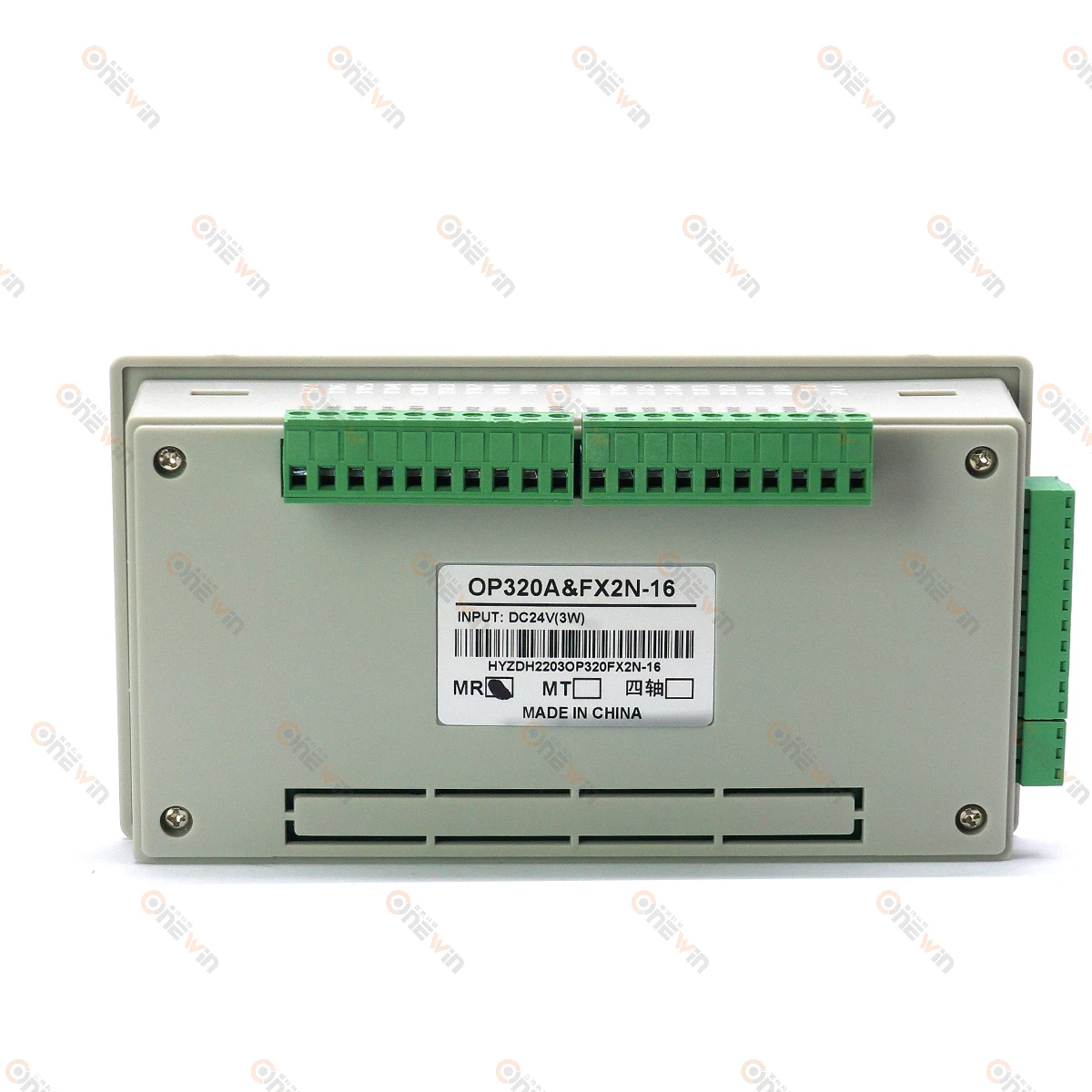 OP320-A V8.0 Text Display PLC All In One FX3U-16MR FX3U-16MT Integrated With MODBUS RS485 High Speed Output
