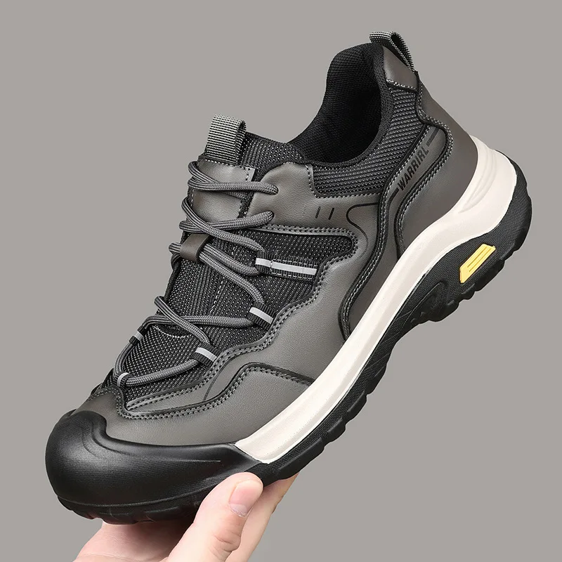 

Осень-зима, новая уличная походная обувь для мужчин, модная деловая повседневная обувь на платформе, мужские противоскользящие дизайнерские кроссовки для мужчин