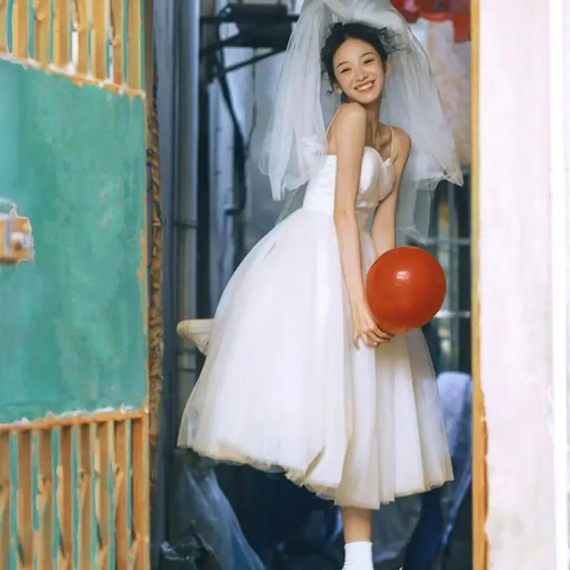 sweet-simple-short-wedding-dresses-fashion-spaghetti-straps-tulle-vestidos-de-novia-2023-new-suknie-wieczorow-custom-made