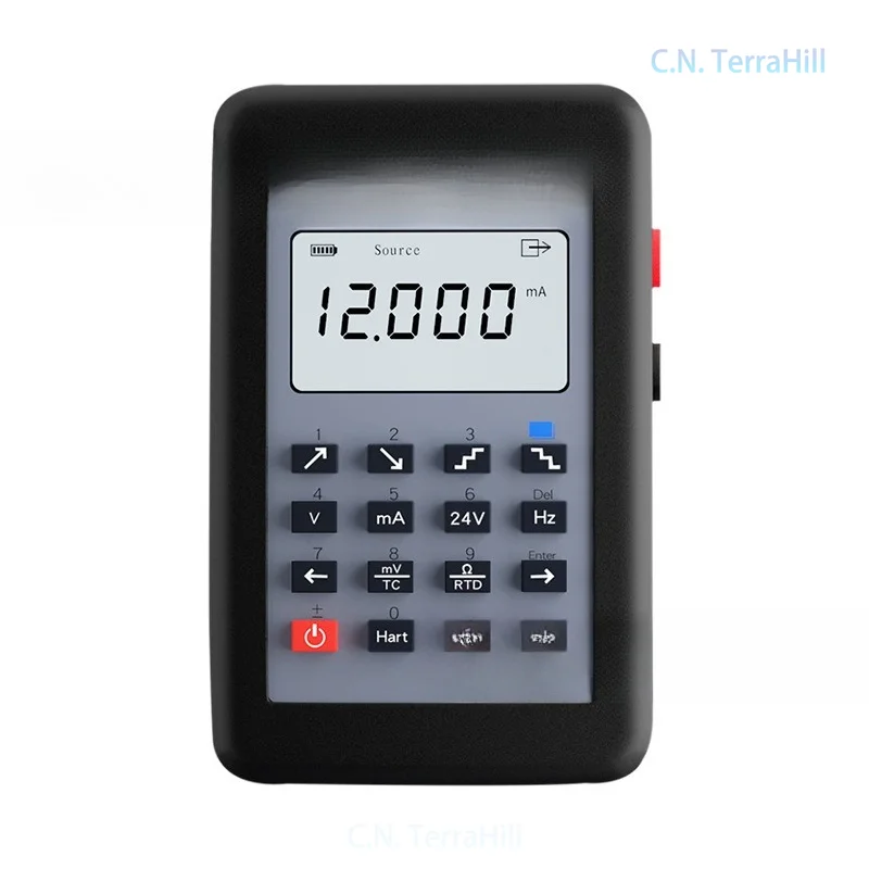 Industrial Signal Generator HART Modbus 4-20mA 0-10V mV Thermocouple Loop Calibrator for PLC Maintenance LB06