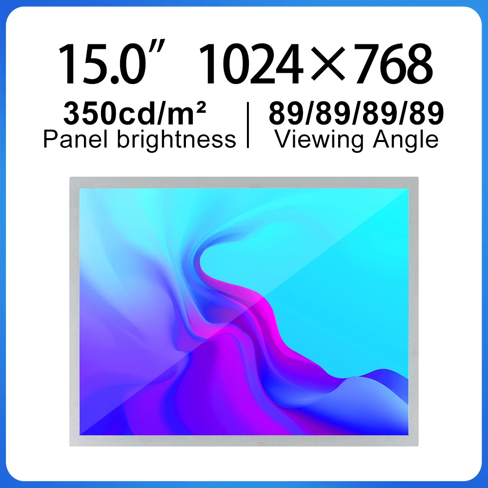 

BOE DV150X0M-N10 15 Inch 1024(RGB)×768 Square Display Panel HD Display LCD Screen IPS Industrial Healthcare Medical LCM Module