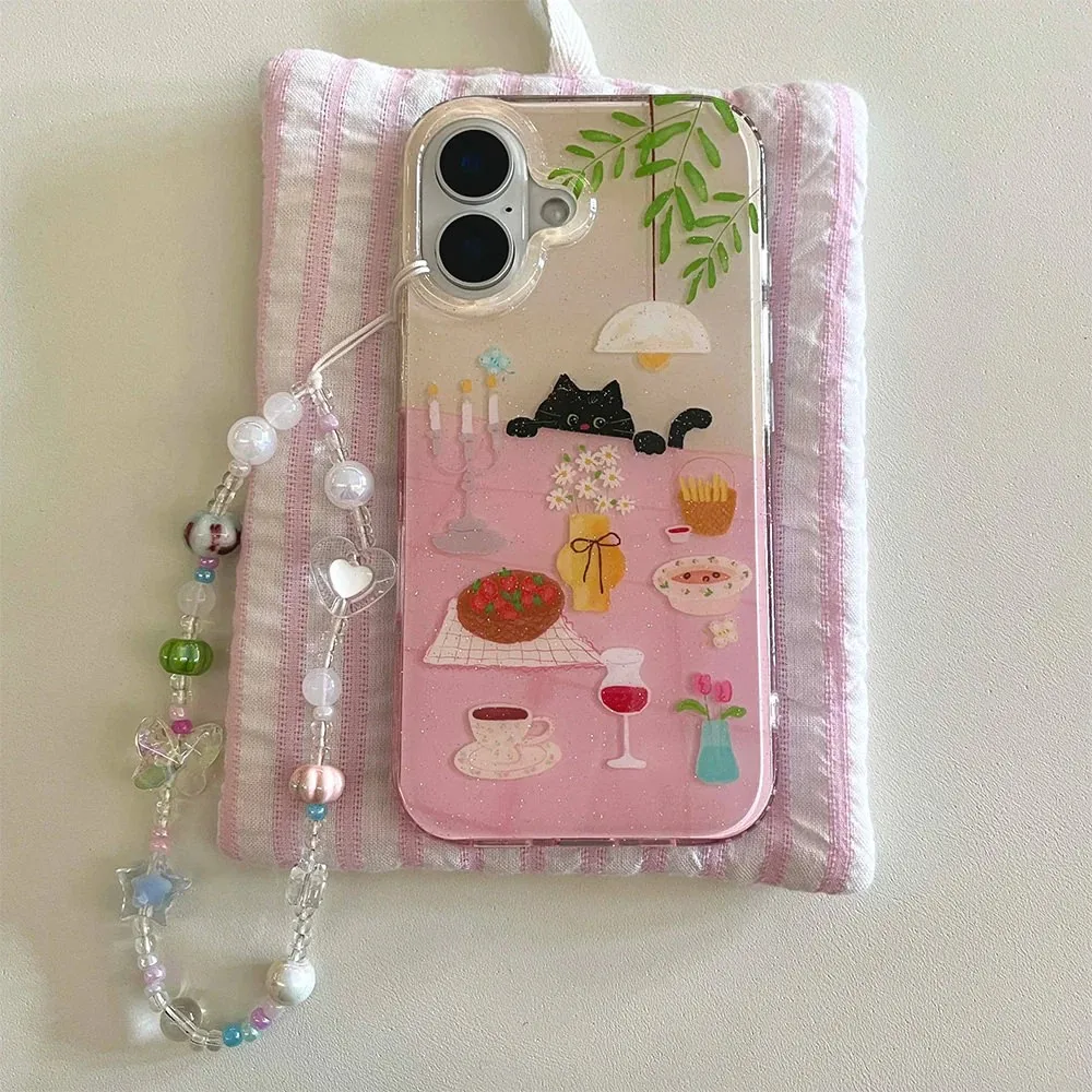 Sneaky Cat Phone Case for Samsung Galaxy S26 S25 S24 S23 S22 S21 FE Ultra Plus 4G 5G Feather Texture Back Cover