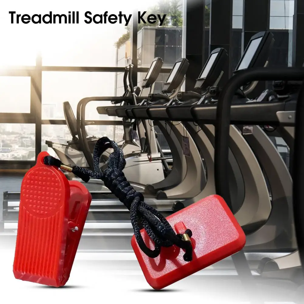 Sturdy Treadmill Safety Key Accessories Emergency Stop Necessary Long Lasting Treadmill Security Lock