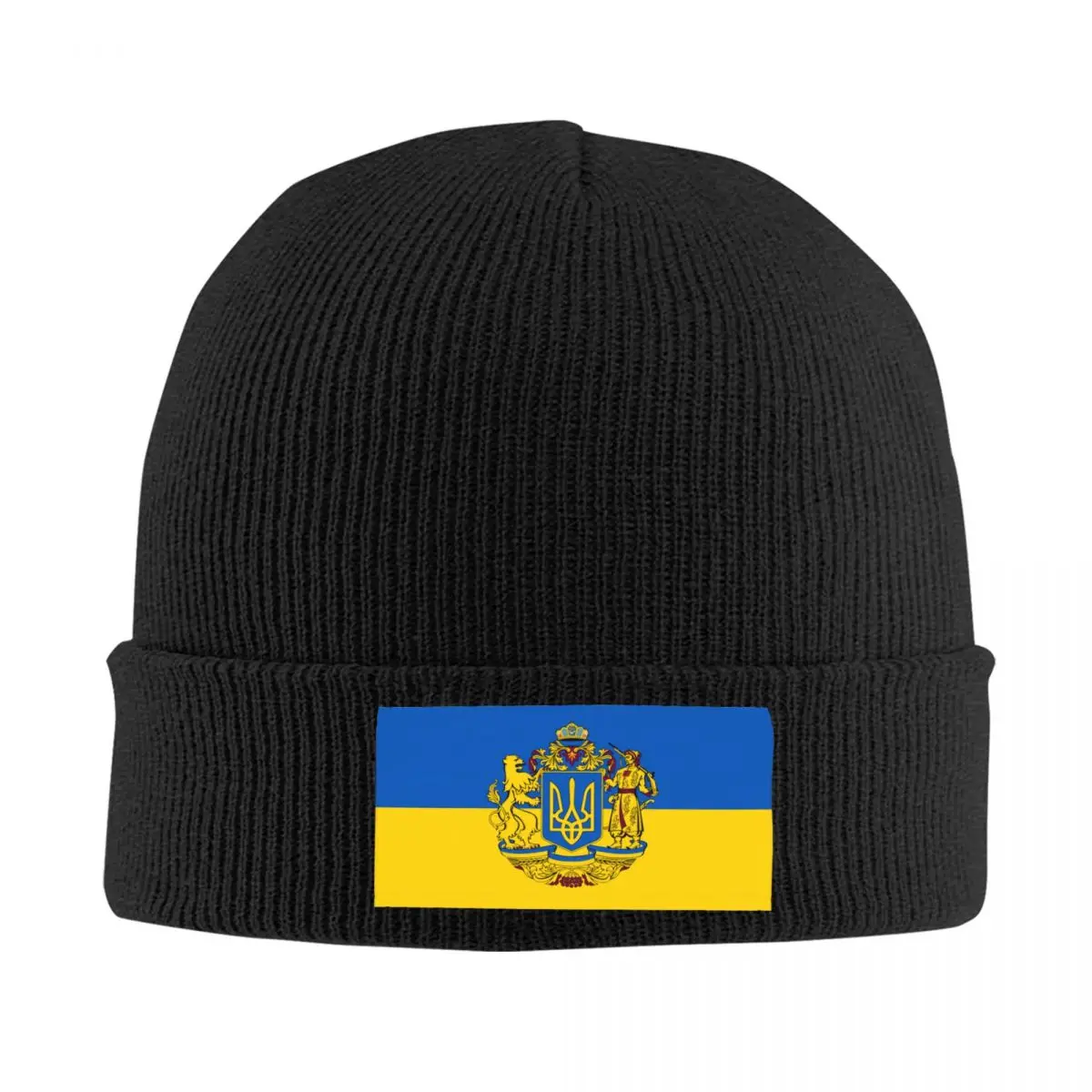 Flag Of Ukraine Knitted Hat Beanies Winter Hats Warm Hip Hop Caps Men Women