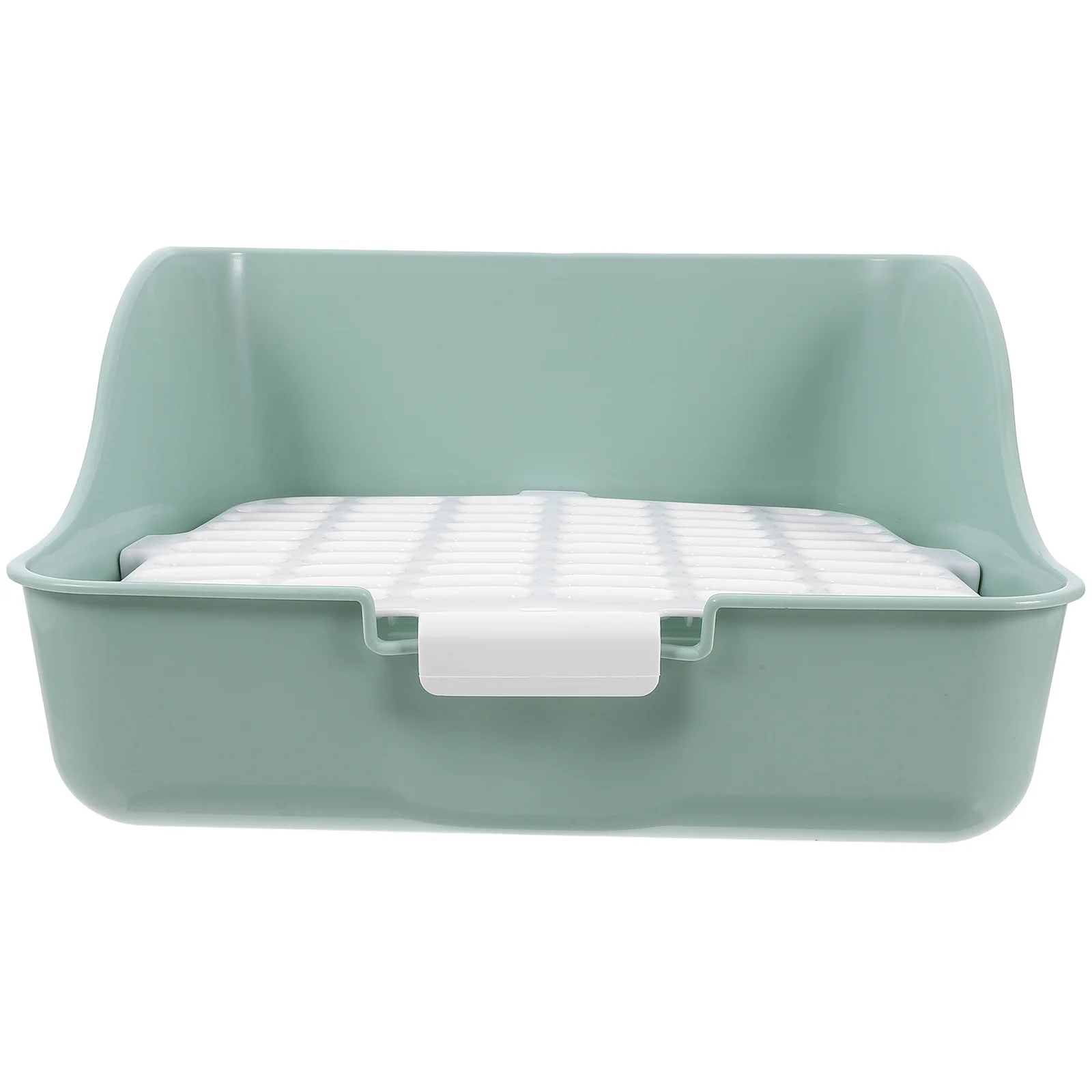 

Large Rabbit Litter Box Corner Design Toilet Pan for Guinea Pigs Ferrets Chinchillas Green Litter Box for Rabbit