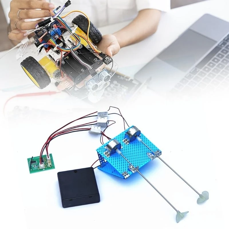 Y4QA tự lắp ráp 6V điều khiển điều khiển điều khiển điều khiển điều khiển thuyền máy vận động cho trẻ các bộ phận đồ chơi tự