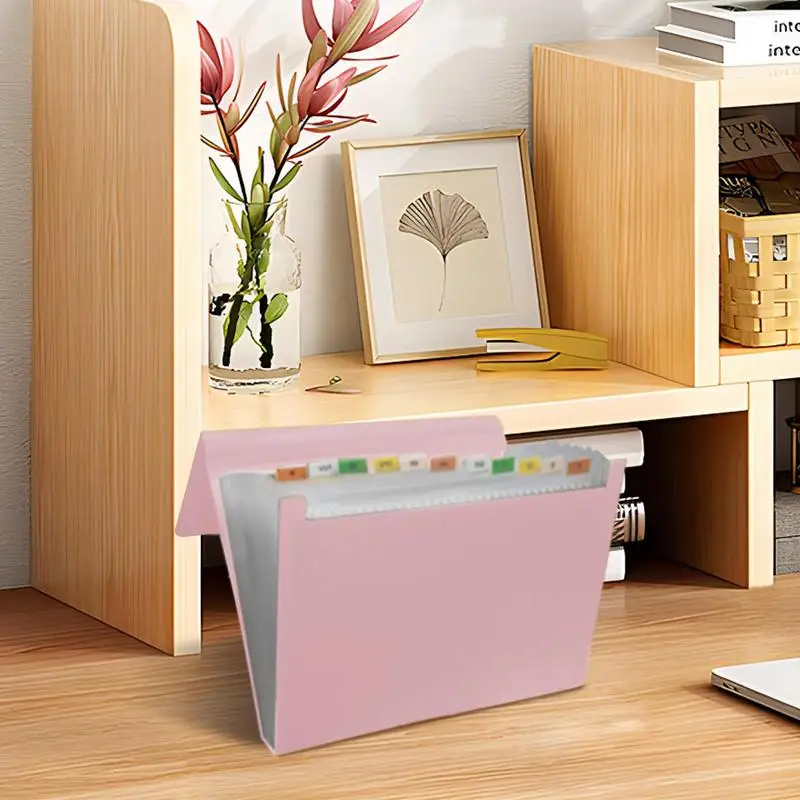 Important Document Folder Accordion File Holder Organizer Expandable Desktop Accordion Folder Fashion Expanding File Folder